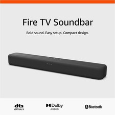Amazon Fire TV Soundbar - Bluetooth - DTS Virtual - Dolby Audio