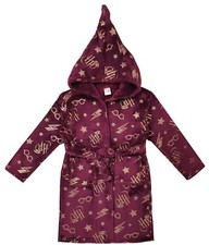 HARRY POTTER FLEECE HOODED ROBE KIDS DRESSING GOWN AGE 9 10 11 12 13 years