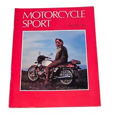 Vintage Motorcycle Sport Magazine April 1979 Benelli Sei BMWs in USA Collectable