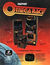 Omega Race Arcade FLYER
