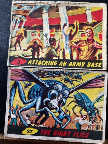 Mars attacks bubble gum card - mars,