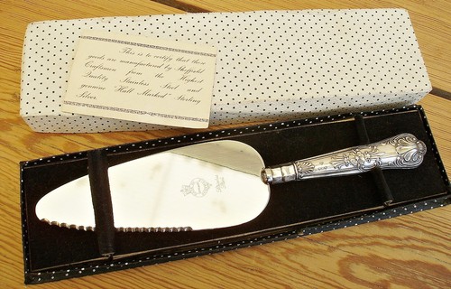 Vtg sterling silver handle - silver,