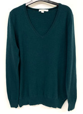 Boden 100% Cashmere Tunic Jumper womens M Dark Green 752