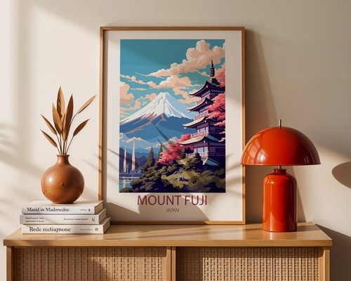 Mount fuji wall - wall, poster