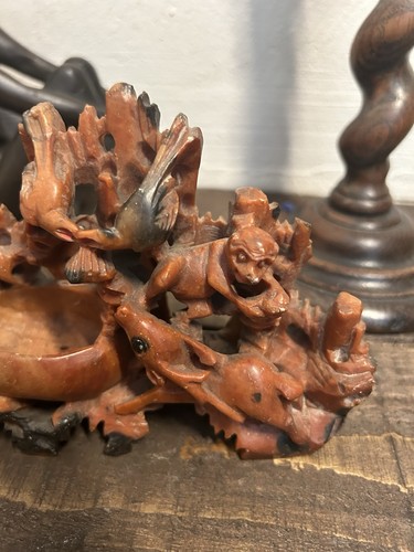 Chinese soapstone carving - soapstone,