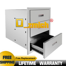 3-Tier Outdoor Kitchen Drawers
