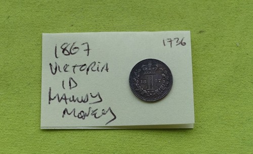 1867 one pence - 1p,