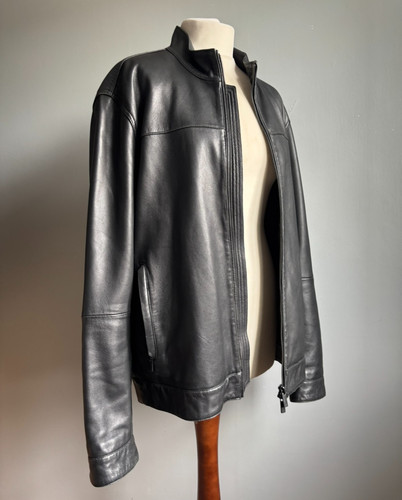 Massimo dutti leather jacket - massimo,