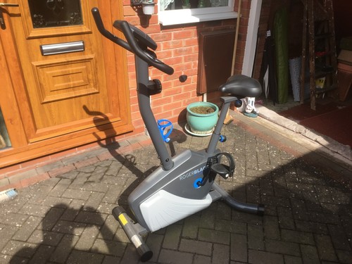 Roger black exercise bike very - black,