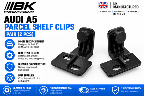 Audi parcel shelf clips - a5,