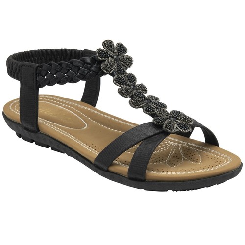 Ladies lotus sandal - ladies, cassia