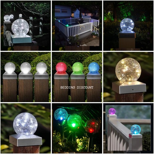 Solar powered crackle ball - solar,