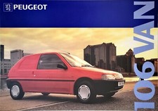 Peugeot 106 Van Brochure 1994