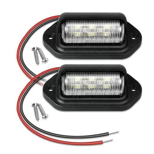 Pair led license number - pair, 6