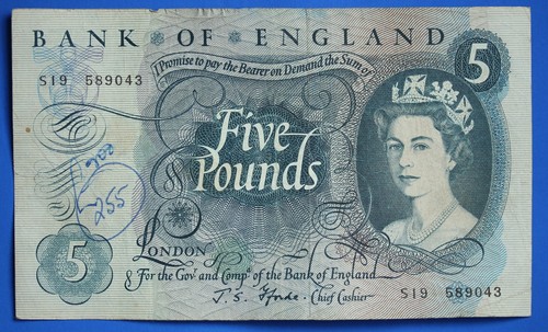 1967 bank england five - of,