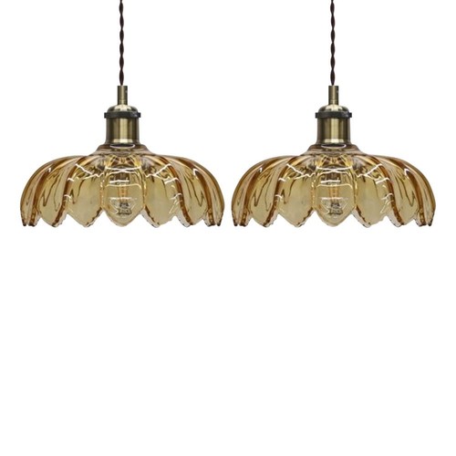 Set vintage design - 2, amber
