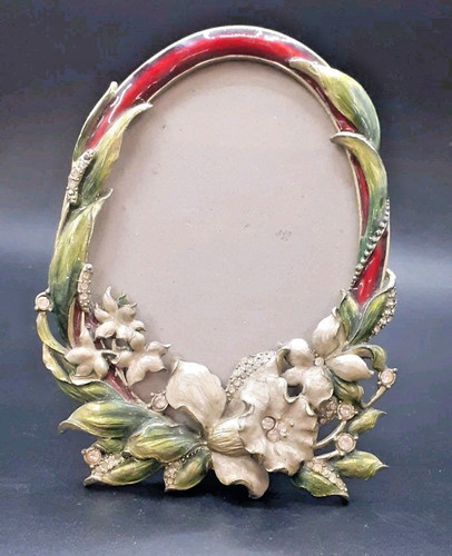 Oval ornate jewelled and - jewelled,