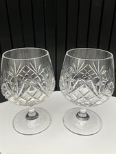 2 X Edinburgh Crystal Brandy Glasses