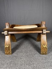 Vintage Wooden Camel Saddle