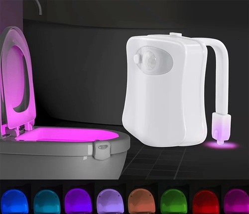 Rechargeable toilet bowl night - toilet,