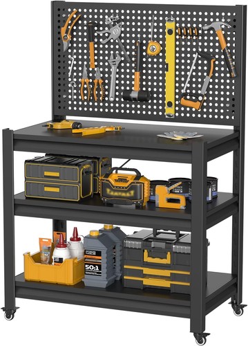 Work bench pegboard heavy - w/,