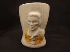 TONTO The Lone Ranger Egg Cup Keele Street Pottery 1961 Vintage 6cm Novelty (B)