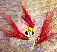 3 V Fly 3/4 Inch Birgham Red
