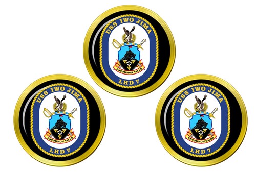 Uss iwo jima gold ball - uss,