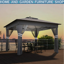 3x3m Pop Up Gazebo with Solar