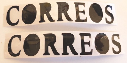 St085 black correos lettering - correos,