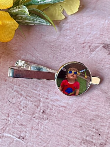Custom photo tie clip - photo,