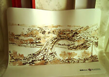 BRAND NEW CHINESE SILICONE PLACEMAT IN GIFT BOX - "UP THE RIVER DURING QINGMING"