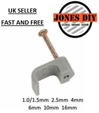 TWIN AND EARTH CABLE CLIPS