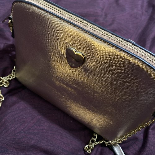 Womens gold crossbody bag - gold,