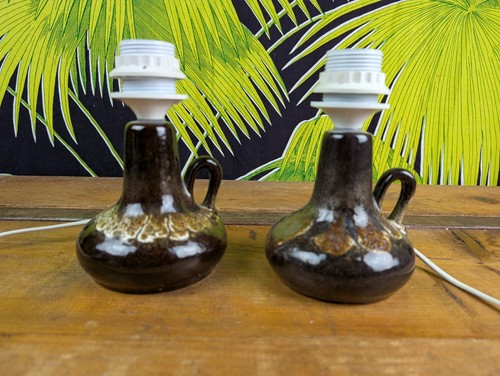 Vintage ceramic table lamp - vintage,