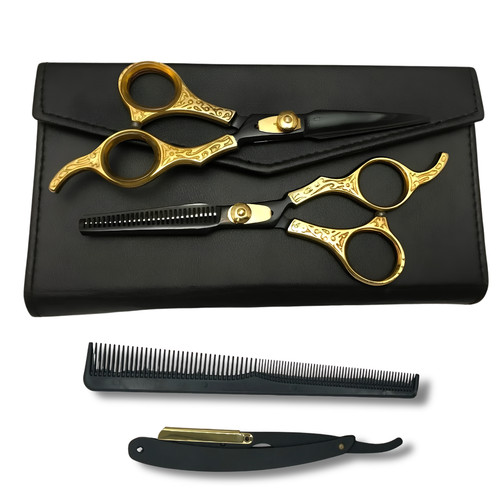 Barber shear set hair - shear,