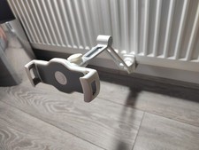 AboveTEK Desk Sturdy Tablet/Phone Holder 360° Swivel Aluminum Cradle Clamps