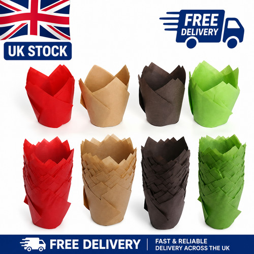 Tulip muffin cases - muffin, wraps