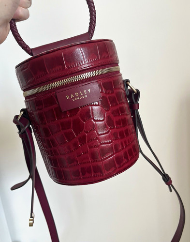 Radley burgundy faux croc - radley,