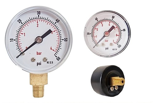 Air pressure gauge - gauge, steel