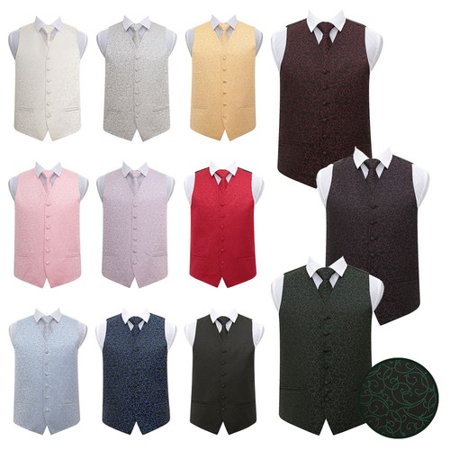 Mens waistcoat tie - waistcoat, woven