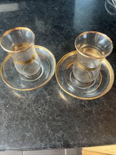 Two turkish tea cups - turkish,