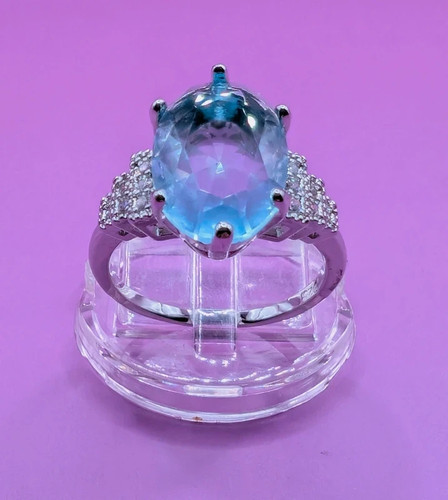 Sterling silver ring with - ring, a