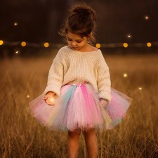Sparkly Pink & Blue Tutu Skirt