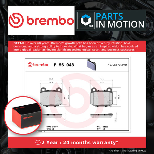 Brake pads set fits nissan - set,