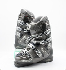 TECNICA RIVAL X8 WOMENS SKI BOOTS UK 6 EU 39 METAL BUCKLES GREY RRP £110 KT