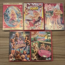 Barbie DVD Bundle 5 x DVDs Children's Animation Movies
