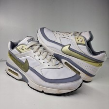 Nike Air Max Classic BW 2008 White Metallic Gold Silver UK 11 Vintage Trainers