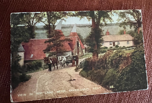 Antique postcard kent - antique,