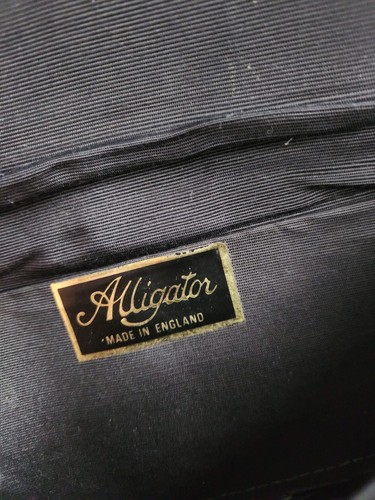 Vintage black alligator - vintage,